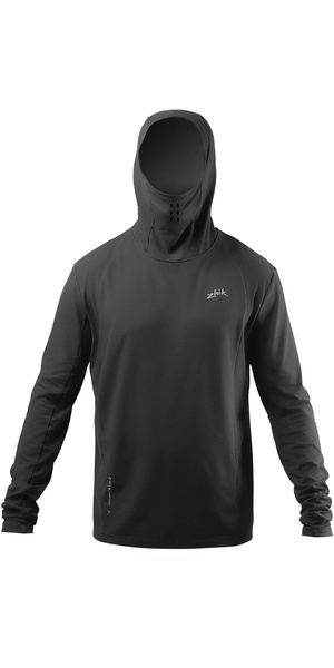2026 Zhik Mens Motion Long Sleeve Hooded Top ATP-0100-M-ANT - Anthracrite